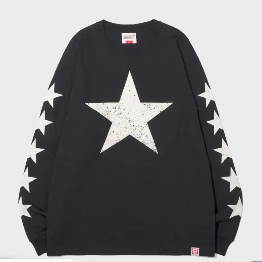 [BUNJANG] Extraordinary Stars Charcoal Long Sleeve Shirt / 엑스트라오디너리 STARS LONG SLEEVE 차콜