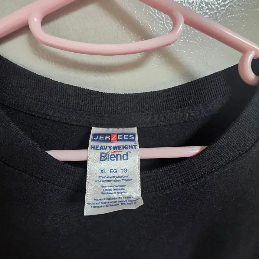 [BUNJANG] Jerzees Hunterdon Care Center Black T-shirt / 헌터돈 케어 센터  반팔 티셔츠