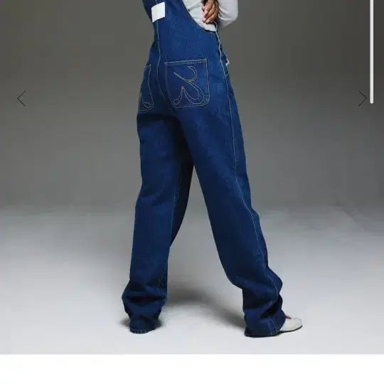 [BUNJANG] Glowny Jane Denim Overall Pants / 글로니,glowny제인 데님 오버롤 팬츠