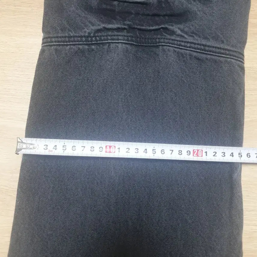 [BUNJANG] A.K.A White Double Knee Denim L / 에이카화이트더블니 데님L