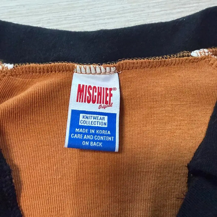 [BUNJANG] MISCHIEF Knit Collar T-shirt / 미스치프 MISCHIEF 카라티