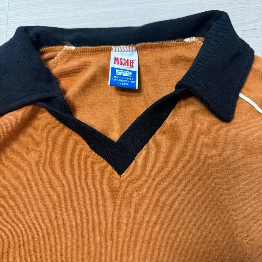 [BUNJANG] MISCHIEF Knit Collar T-shirt / 미스치프 MISCHIEF 카라티