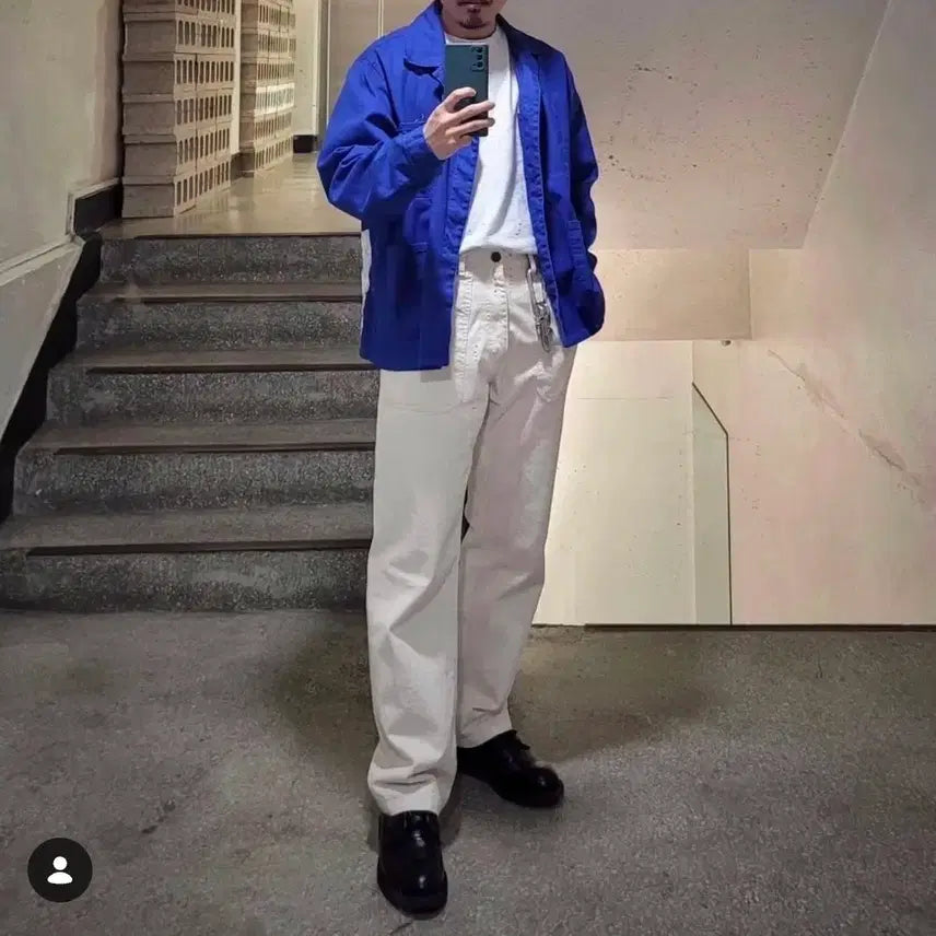 [BUNJANG] Original Vintage French Work Jacket / 오리지널 빈티지 페인팅 프렌치워크자켓