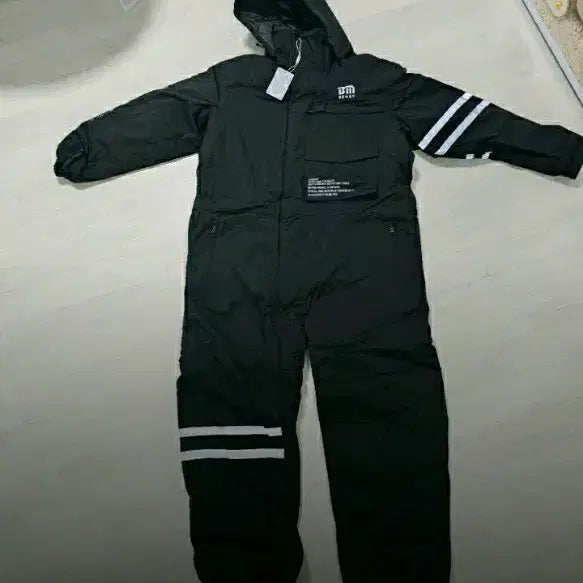 [BUNJANG] Riverfox Black Quilted Jumpsuit (3XL) / 리버폭스 블랙 점프수트  퀼팅 패딩 (3xl)