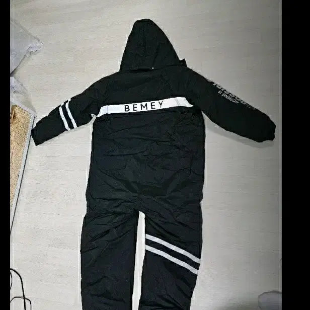[BUNJANG] Riverfox Black Quilted Jumpsuit (3XL) / 리버폭스 블랙 점프수트  퀼팅 패딩 (3xl)