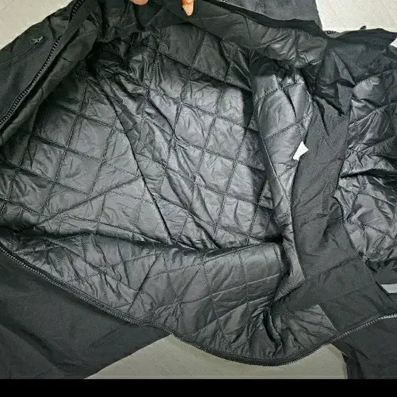 [BUNJANG] Riverfox Black Quilted Jumpsuit (3XL) / 리버폭스 블랙 점프수트  퀼팅 패딩 (3xl)