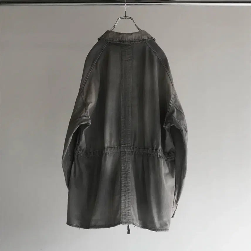 [BUNJANG] Ancellm Denim Shirt Jacket Black / (최종 가격)안셀름 ancellm 데님 셔츠 자켓 블랙 2