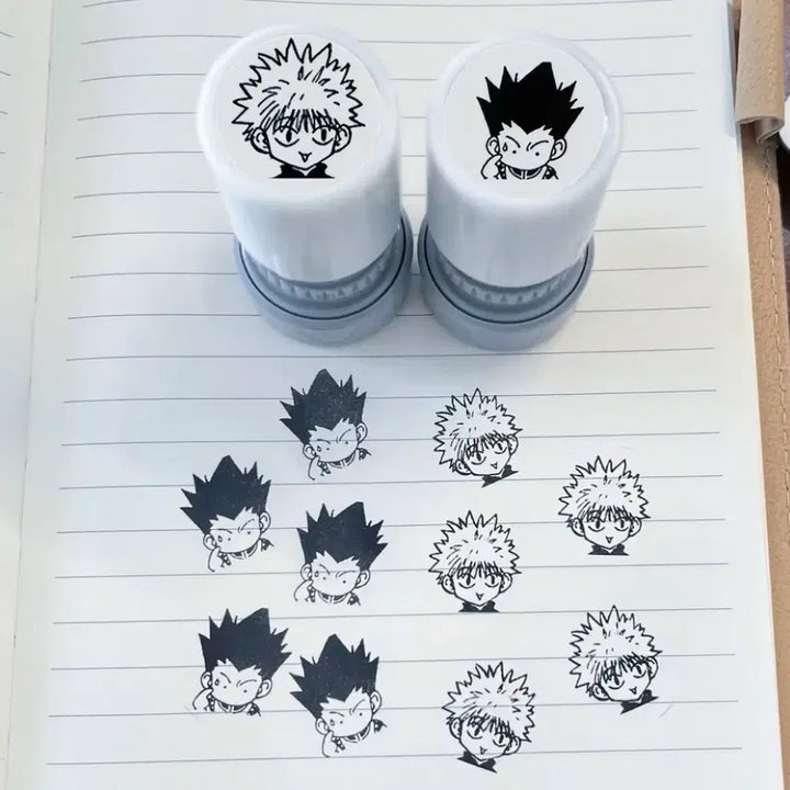 [BUNJANG] Hunter x Hunter Gon/Killua Stamp / (곤,키르세트 현물)헌터x헌터 곤 키르아 스탬프
