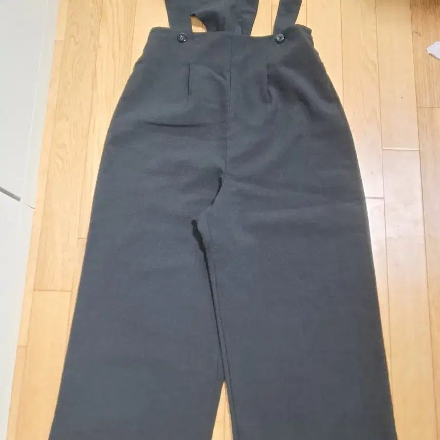 [BUNJANG] Black Jumpsuit / 블랙 멜빵  롱 바지