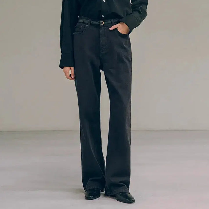 [BUNJANG] SIYAZU SIJN6083 Deep Charcoal Slow Denim Jeans / 시야쥬SIJN6083 기모 가먼트 다잉 슬로우 데님_Deep charc