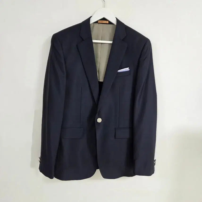 [BUNJANG] BASSO HOMME Navy Suit Set / 새상품)바쏘 옴므 네이비 정장 상하세트