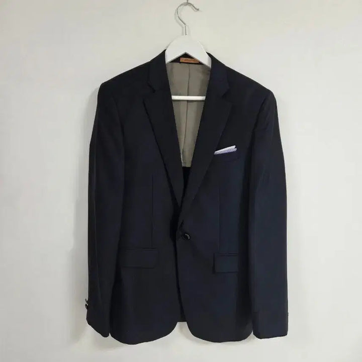 [BUNJANG] BASSO HOMME Navy Suit Set / 새상품)바쏘 옴므 네이비 정장 상하세트