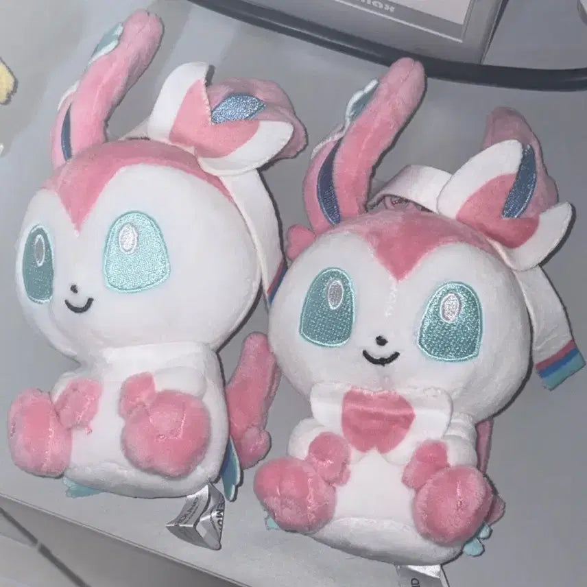 [BUNJANG] Pokemon Nymphia & Pikachu Keyring / 포켓몬 인형 키링 님피아 피카츄