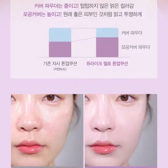 [BUNJANG] Espoir 듀라이크 젤로 톤업 Cushion Neutral Mauve / 에스쁘아 듀라이크 젤로 톤업 쿠션 뉴트럴 모브