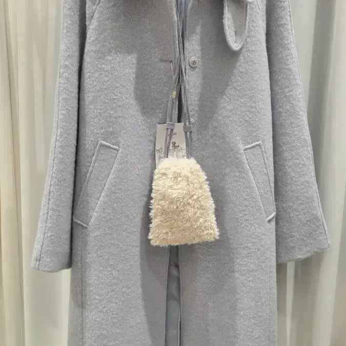 [BUNJANG] Overtake Alpaca Wool Long Coat Set / 오버테이크 알파카 울 롱 코트 가방세트