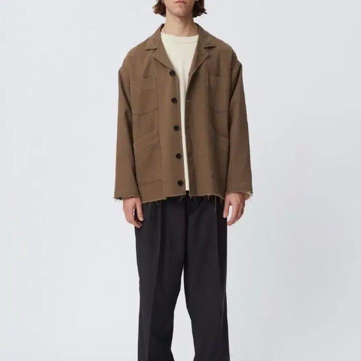 [BUNJANG] MFPEN Oversized Cotton Military Jacket Khaki / Mfpen 자켓 m사이즈