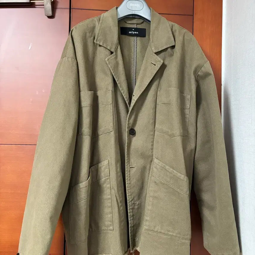 [BUNJANG] MFPEN Oversized Cotton Military Jacket Khaki / Mfpen 자켓 m사이즈