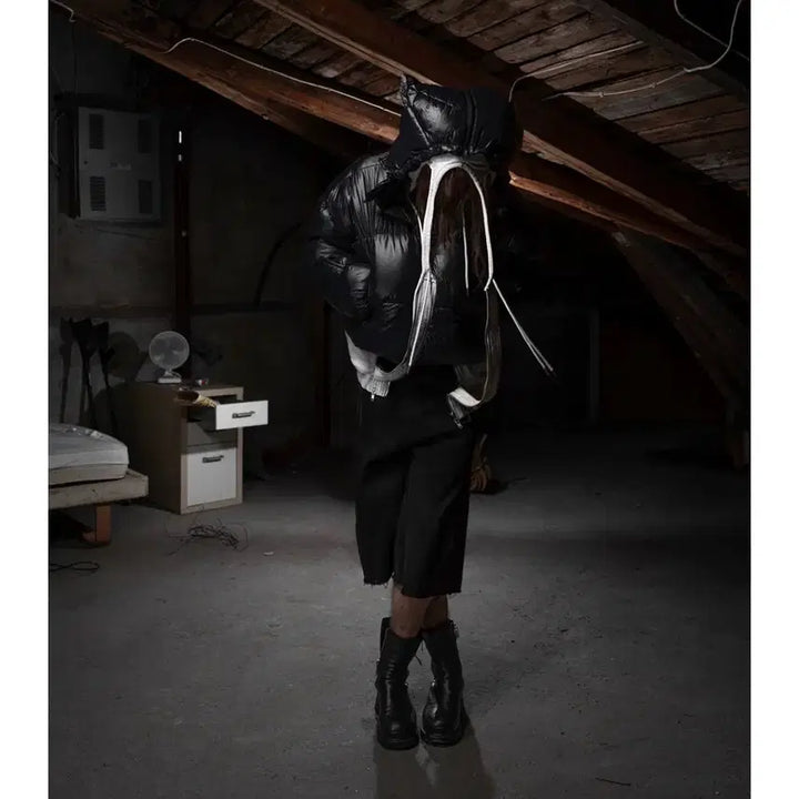 [BUNJANG] VAIN PUFFER JACKET Black Puffer Jacket / [M] VAIN PUFFER JACKET BLACK 베인 푸퍼 자켓