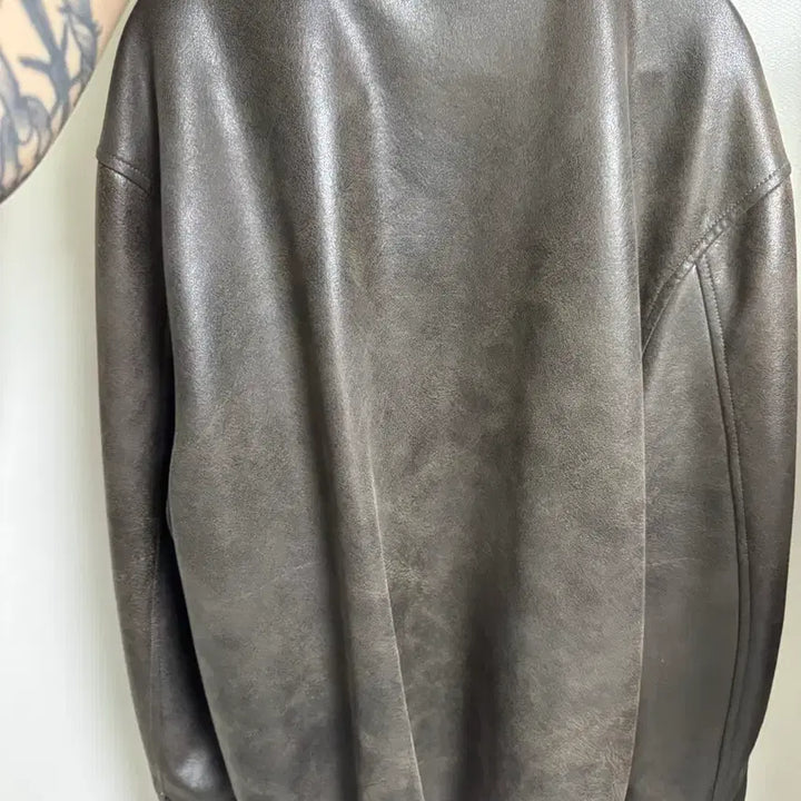 [BUNJANG] Zara Leather Shirt and Jacket Bundle Set / 자라 가죽셔츠 가죽자켓 보세 빈티지