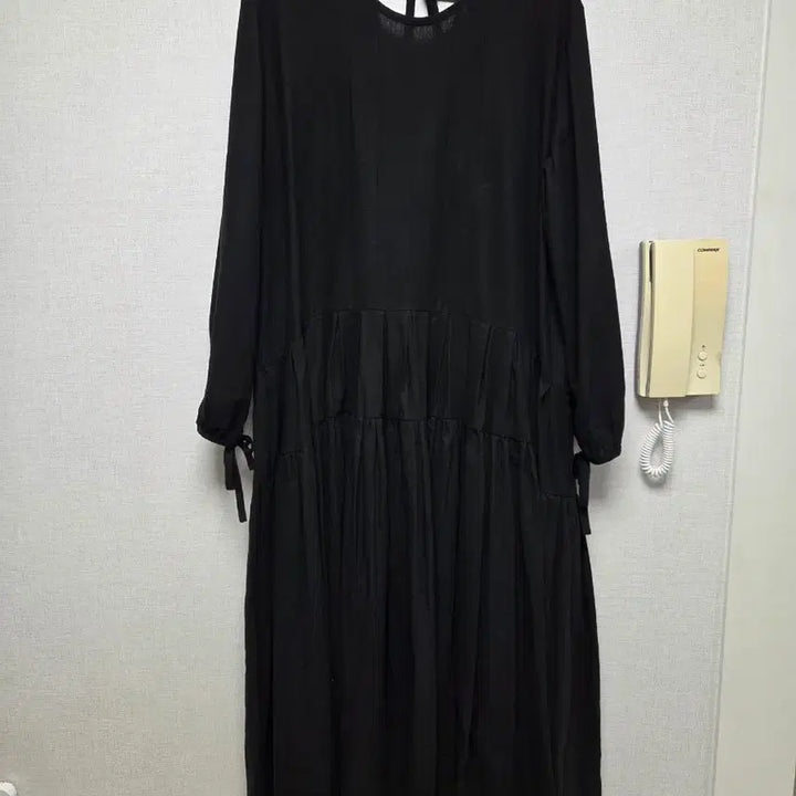 [BUNJANG] Long Ribbon Dress / 백리본 롱 원피스