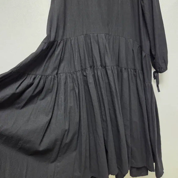 [BUNJANG] Long Ribbon Dress / 백리본 롱 원피스