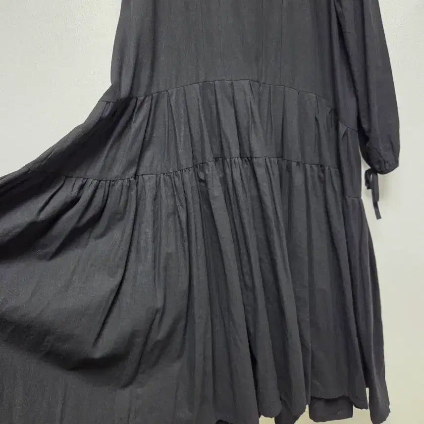 [BUNJANG] Long Ribbon Dress / 백리본 롱 원피스