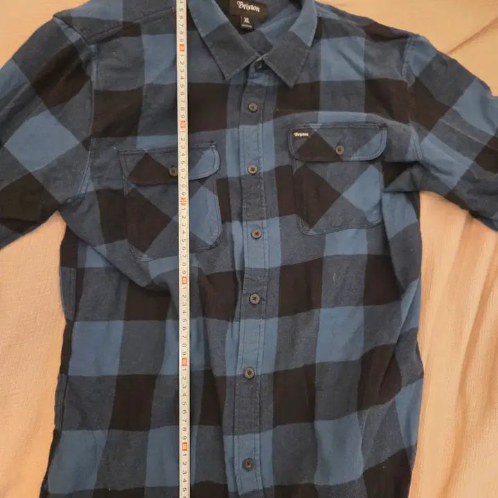 [BUNJANG] Brixton Checkered Shirt XL / 브릭스톤 체크 셔츠 XL