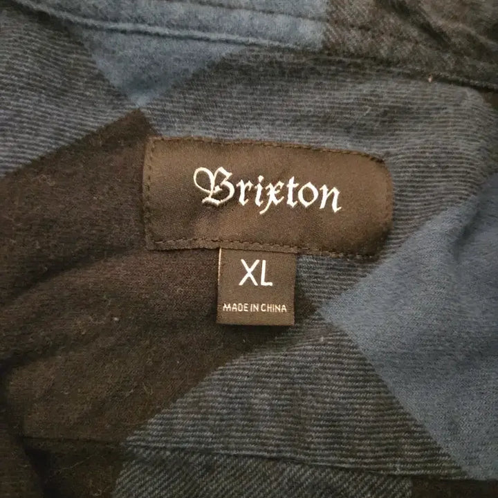 [BUNJANG] Brixton Checkered Shirt XL / 브릭스톤 체크 셔츠 XL