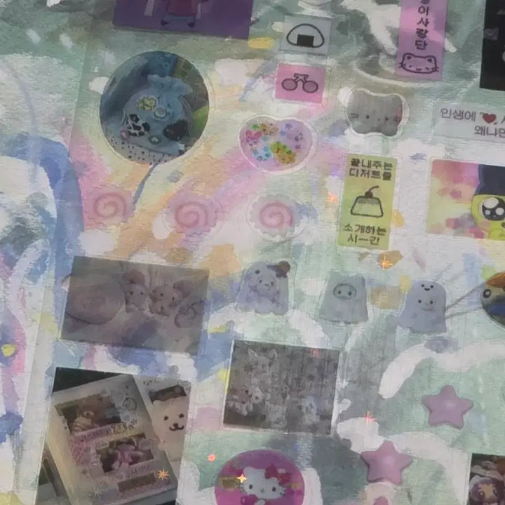 [BUNJANG] Y2K Assorted Stickers Set / y2k 다꾸 다마고치 마메치 리락쿠마 키티 일본 음식 스티커 실바니안