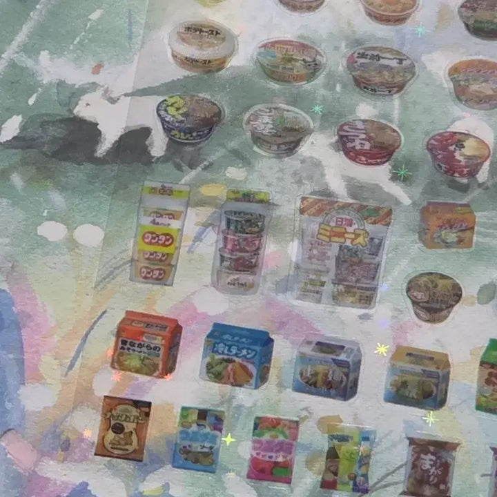 [BUNJANG] Y2K Assorted Stickers Set / y2k 다꾸 다마고치 마메치 리락쿠마 키티 일본 음식 스티커 실바니안