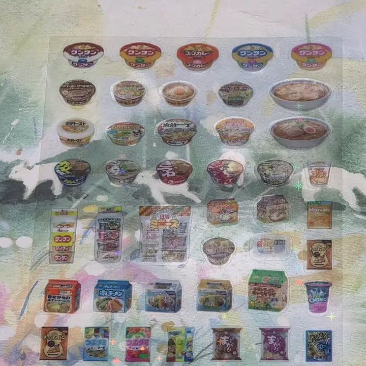 [BUNJANG] Y2K Assorted Stickers Set / y2k 다꾸 다마고치 마메치 리락쿠마 키티 일본 음식 스티커 실바니안