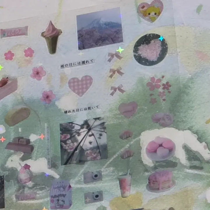 [BUNJANG] Y2K Assorted Stickers Set / y2k 다꾸 다마고치 마메치 리락쿠마 키티 일본 음식 스티커 실바니안