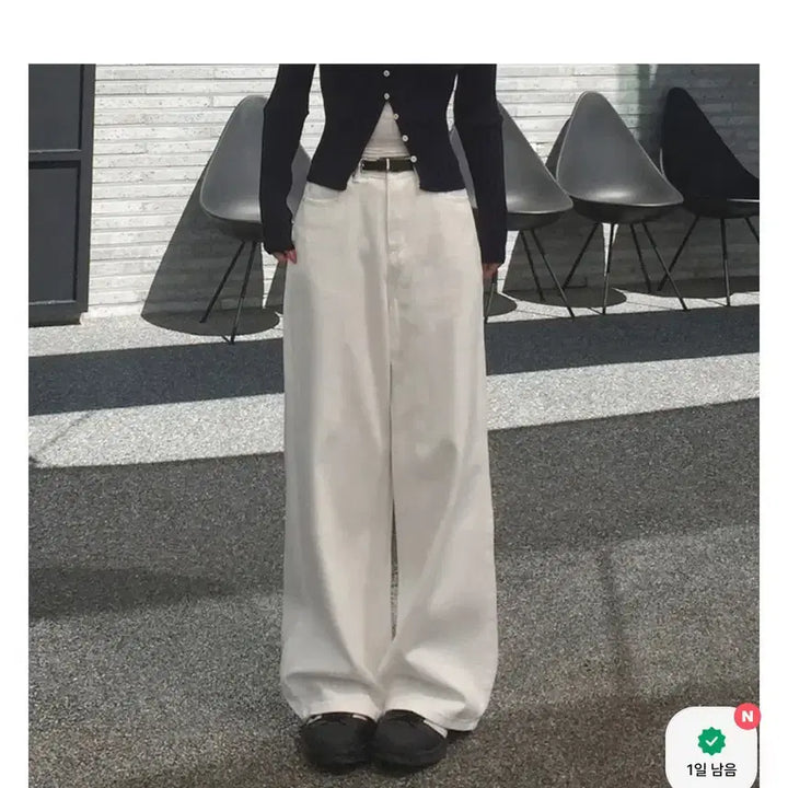 [BUNJANG] Avely White Denim Jeans / 에이블리흰청바지