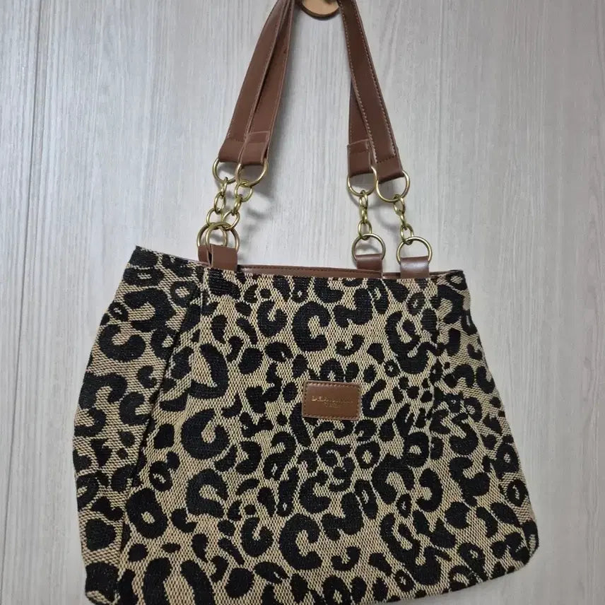 [SOLD OUT] IMELANMANABAG 레오파드 토트백