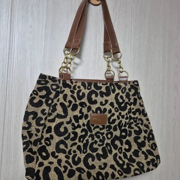 [SOLD OUT] IMELANMANABAG 레오파드 토트백