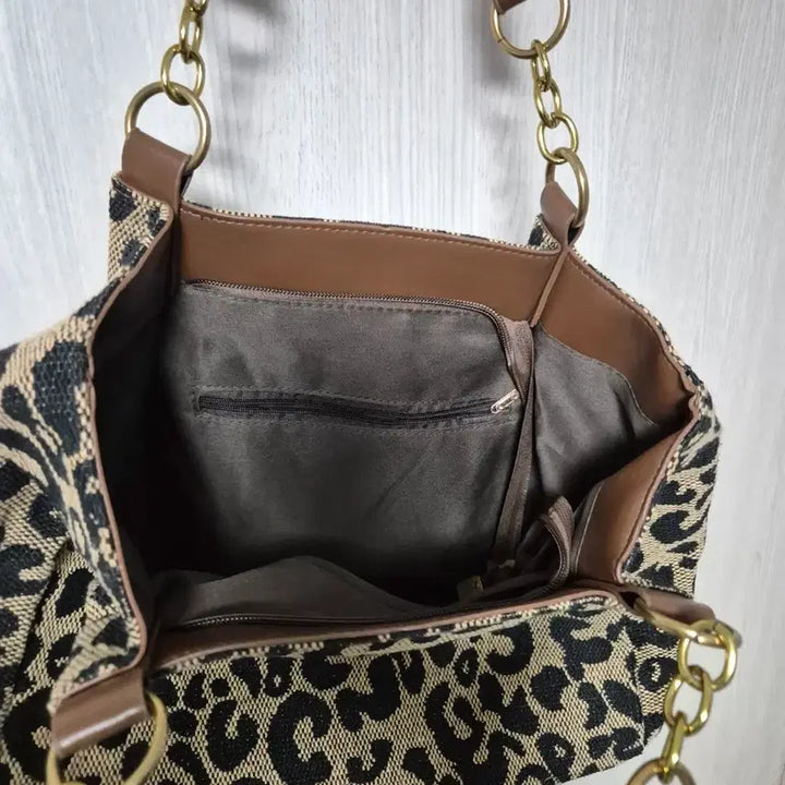 [SOLD OUT] IMELANMANABAG 레오파드 토트백