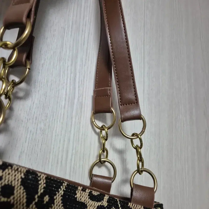 [SOLD OUT] IMELANMANABAG 레오파드 토트백