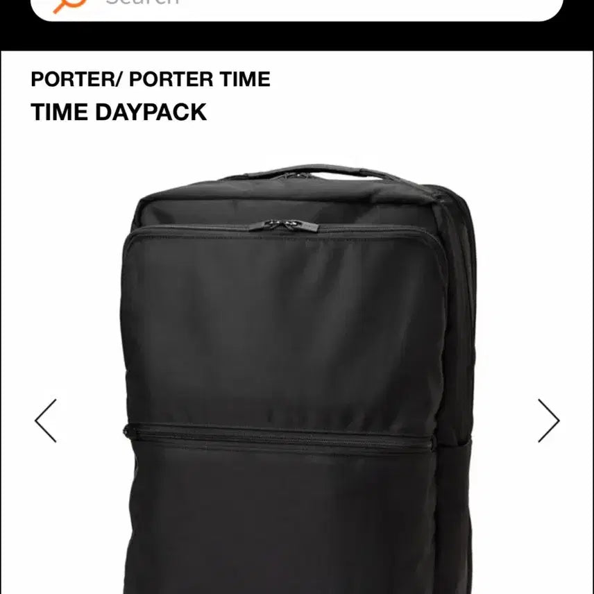 [BUNJANG] Porter Yoshida Time Daypack Backpack (Black) / 요시다 포터 타임 데이팩 백팩 (블랙)