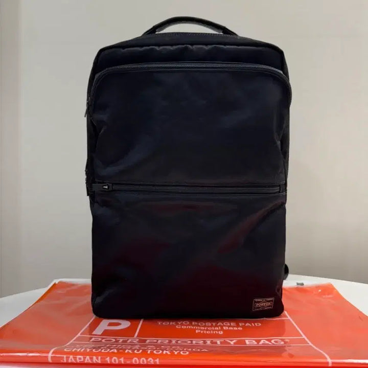 [BUNJANG] Porter Yoshida Time Daypack Backpack (Black) / 요시다 포터 타임 데이팩 백팩 (블랙)