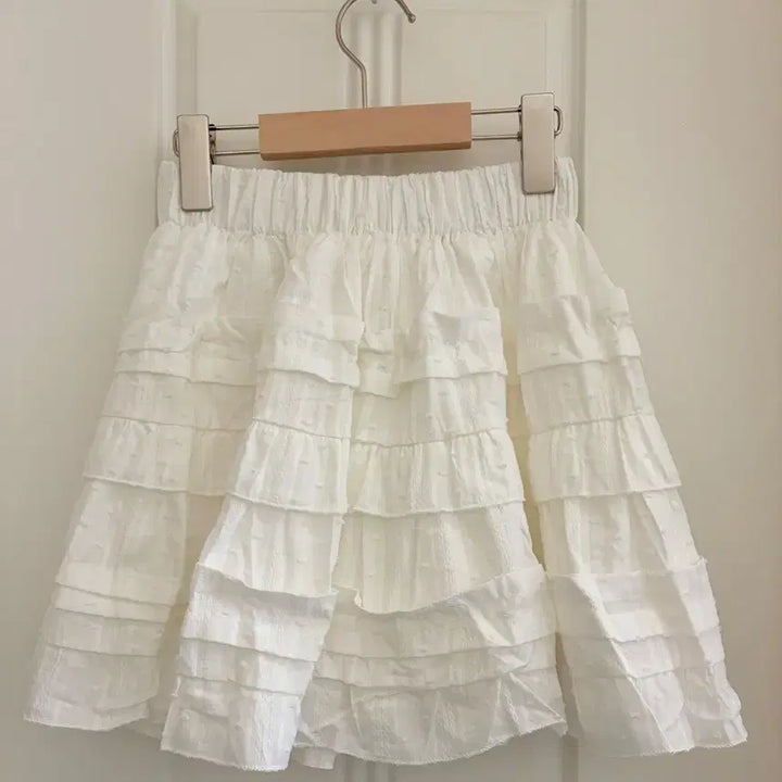 [BUNJANG] 3-Tier Frill Mini Skirt / [새상품] 3단 프릴 미니스커트
