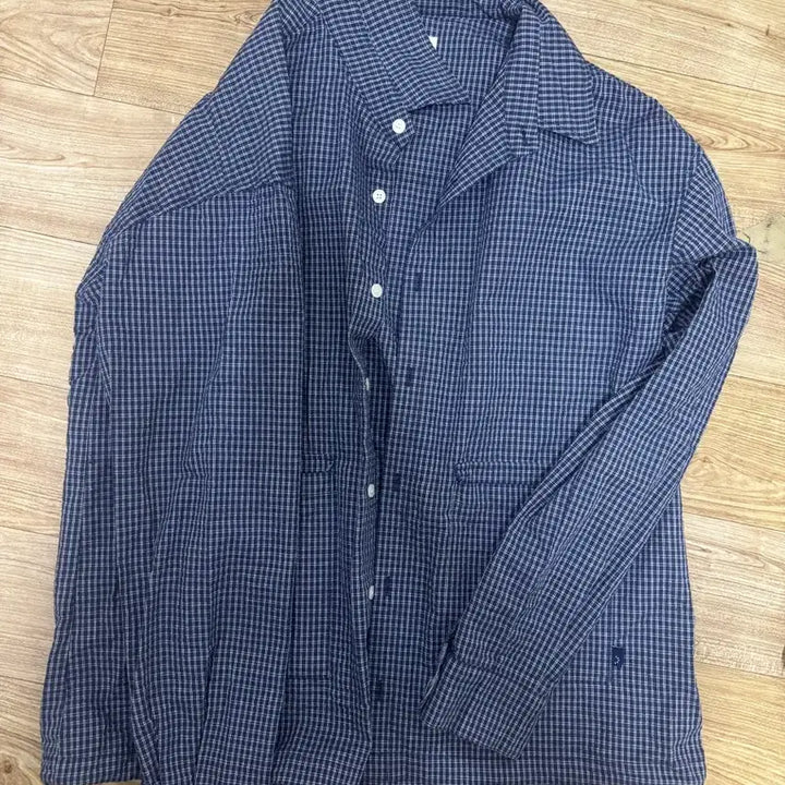 [BUNJANG] havehad Navy Check Shirt / havehad 체크셔츠 네이비