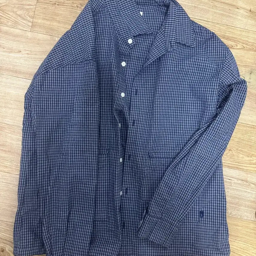 [BUNJANG] havehad Navy Check Shirt / havehad 체크셔츠 네이비