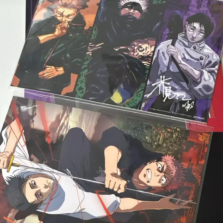 [BUNJANG] Jujutsu Kaisen Visual Board & Memorial Book Bundle Set / 주술회전 사멸회유 비주얼보드,메모리얼북 일괄