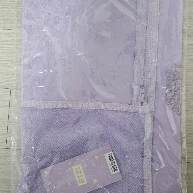 [BUNJANG] BT21 The Journey Transparent Pocket String Backpack / BT21 더 저니 투명포켓 스트링 백팩