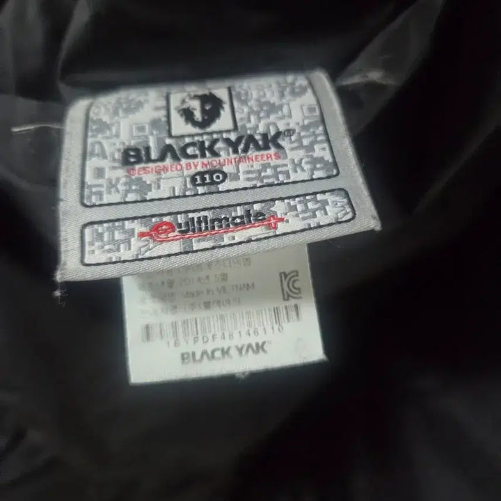 [BUNJANG] Black Yak Men's Reversible Padded Jumper (110) / 블랙야크 남성 블랙 양면 패딩 점퍼 (110)