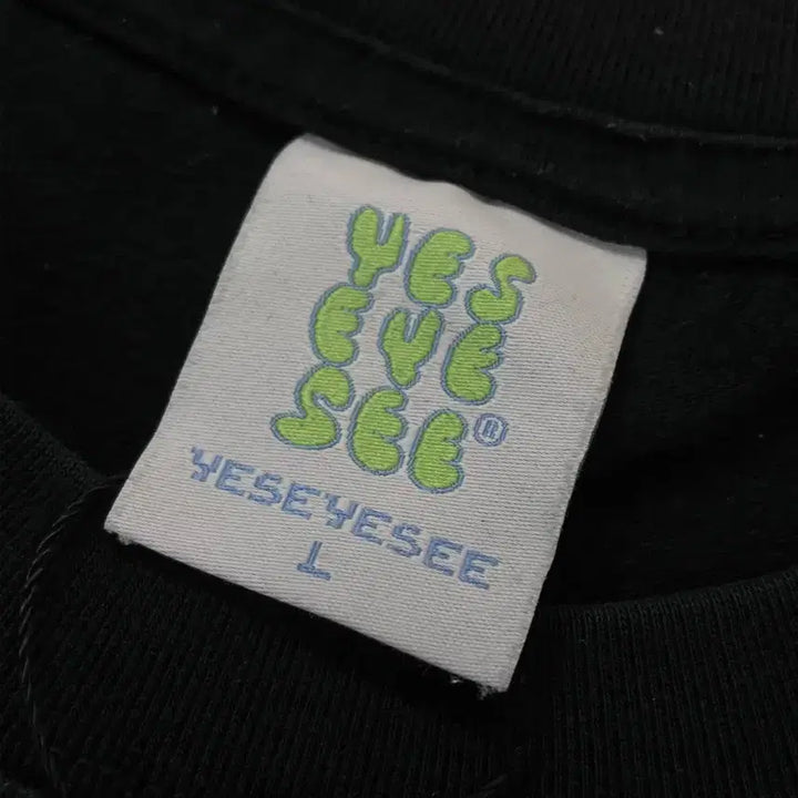 [BUNJANG] Yeseyesee Black Short Sleeve T-shirt / 예스아이씨 반팔 티셔츠 블랙 L 