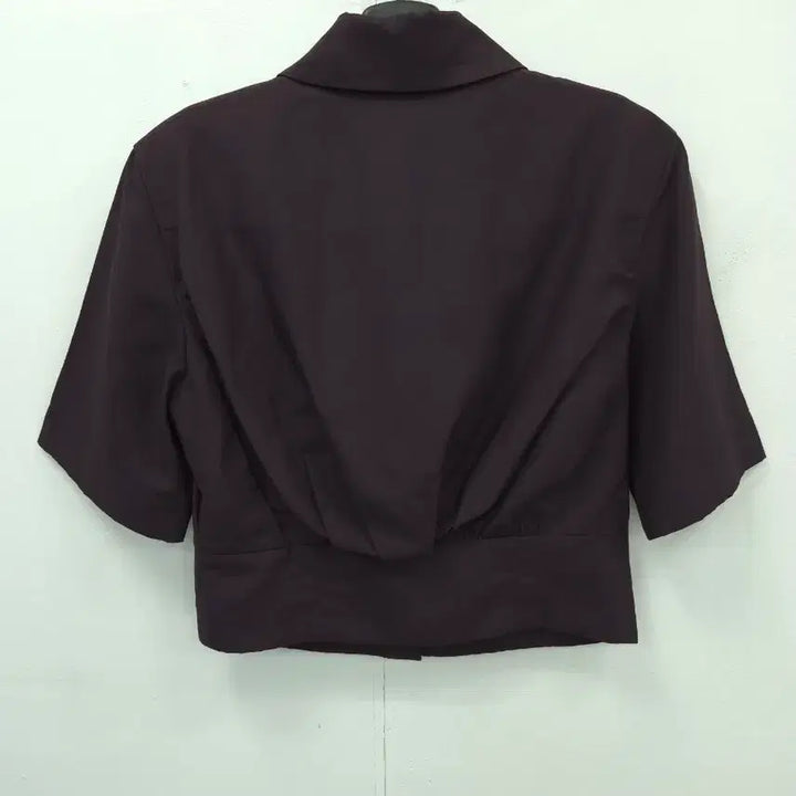 [BUNJANG] COS Burgundy Linen Blend Short Sleeve Shirt (Size 34) / 34 [새상품]COS 코스 반팔 셔츠 버건디