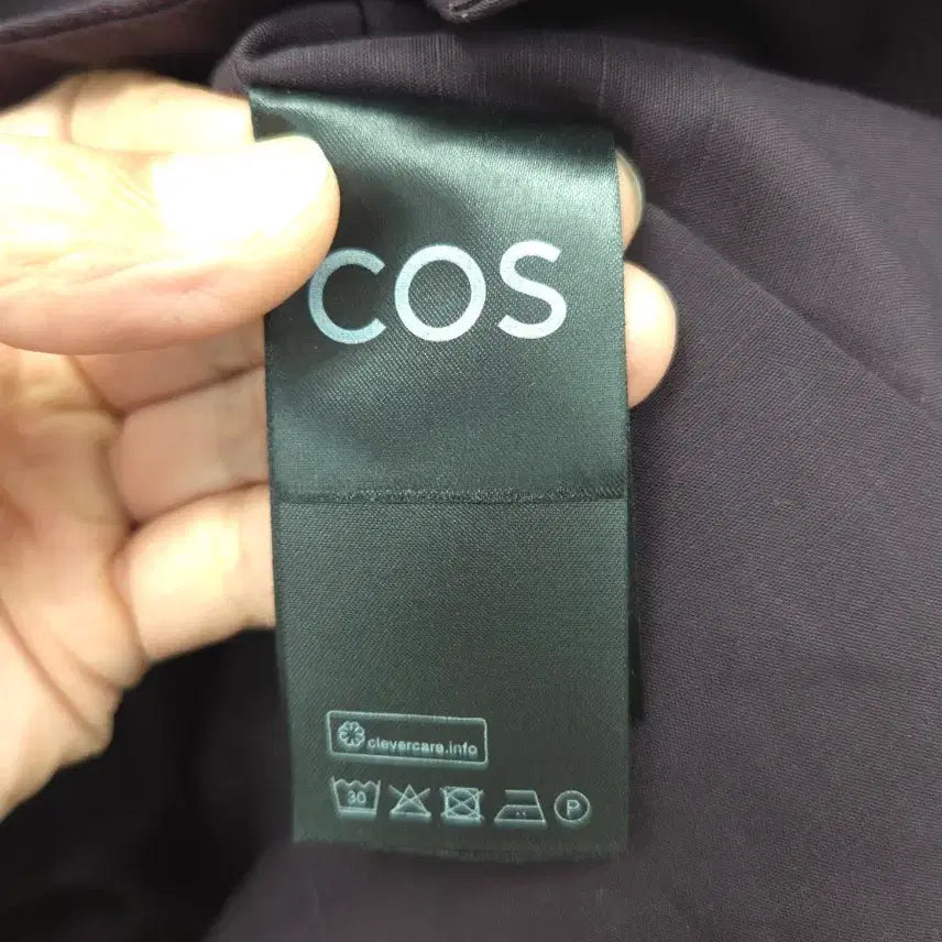 [BUNJANG] COS Burgundy Linen Blend Short Sleeve Shirt (Size 34) / 34 [새상품]COS 코스 반팔 셔츠 버건디