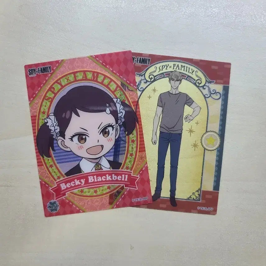 [BUNJANG] Spy x Family Becky/Lloyd Clear Card / 스파이 패밀리 클리어 카드 (베키/로이드)