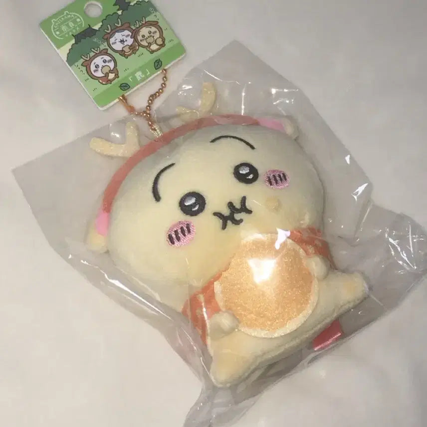 [BUNJANG] Chiikawa Usagi Nara Deer Plush Doll / 일본 정품 치이카와 먼작귀 우사기 나라 사슴 인형